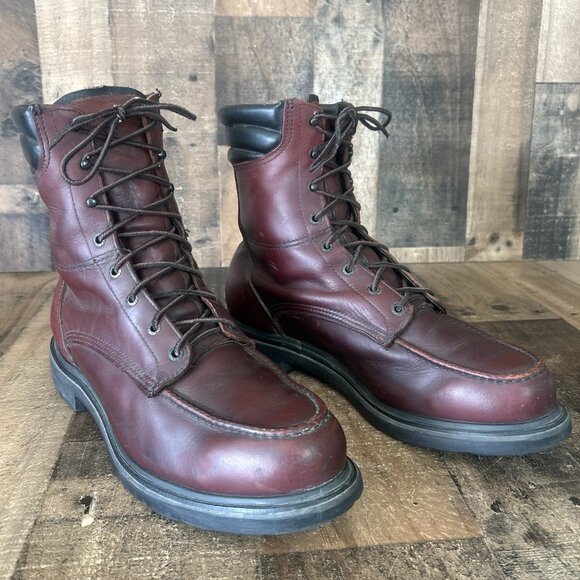 Red Wing 402 Moc Toe Work Boots Mens 13 C - Picture 2 of 12